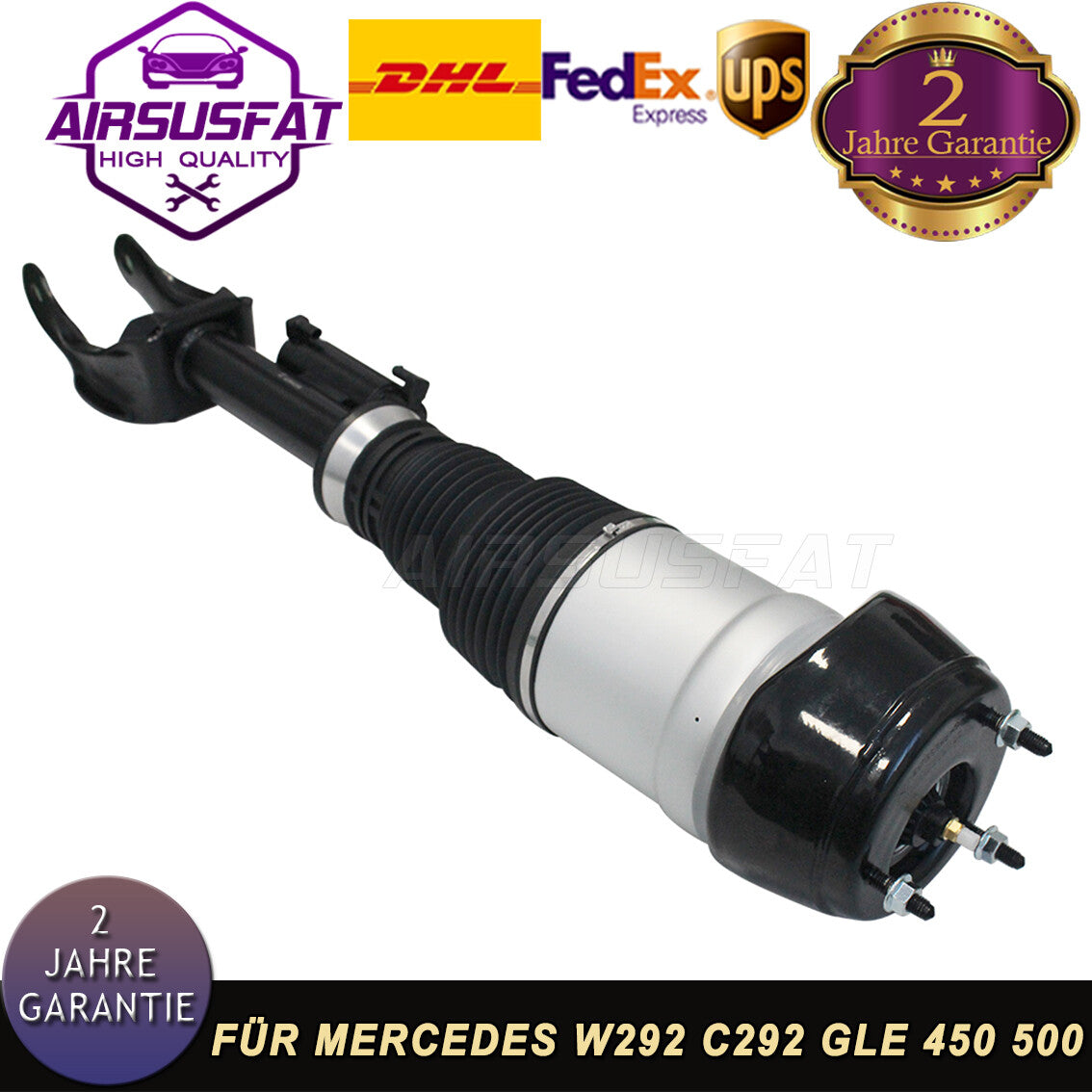 for Mercedes W292 C292 GLE320 AWD air strut shock absorber front right w /ADS