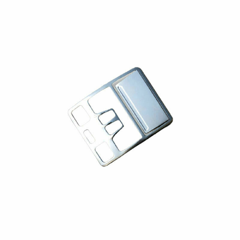 for Ford Escape 2020-2022 Silver Steel Front Reading Light Frame Cover Trim 2PCS