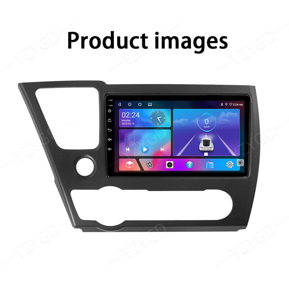 9 Android 14 Apple Carplay for Honda for Civic 2013-2015 Car Stereo Radio GPS Navi