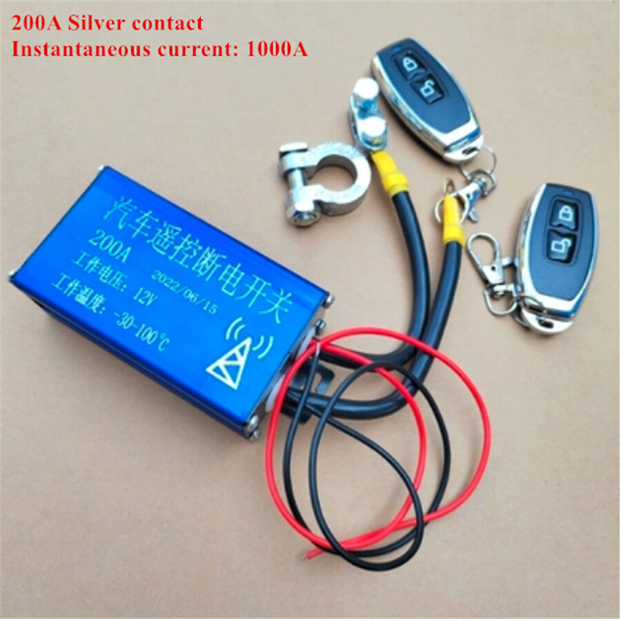 New Universal Integrated Wireless Car Battery Isolator 12v 200A Remote Control