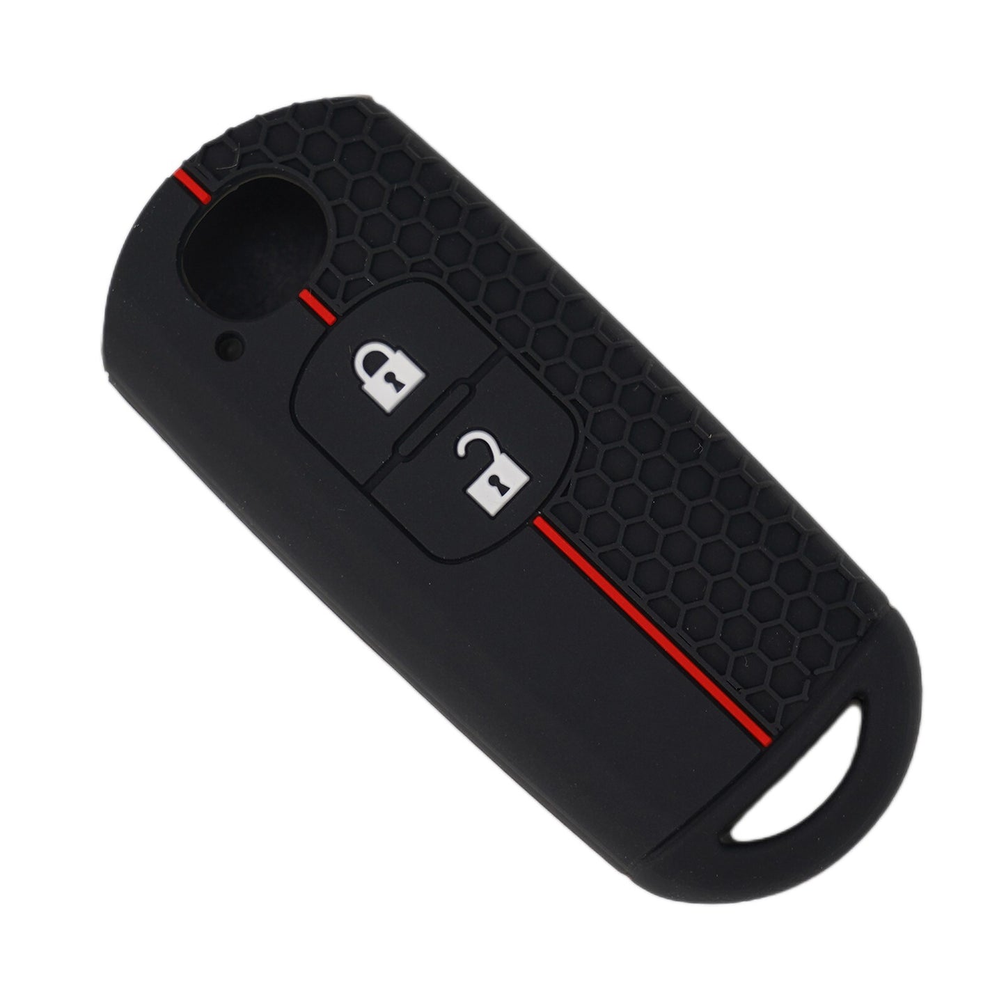 Waterproof silicone key pouch for Mazda keys, car key ring, key protection.