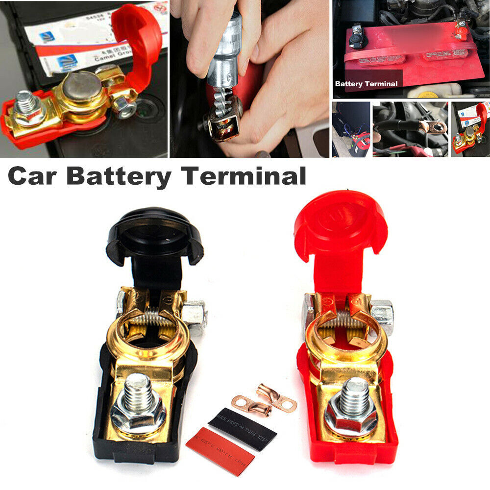 2-Pack 12V Car  Truck Quick Connector Cable Clip Battery Terminal Components