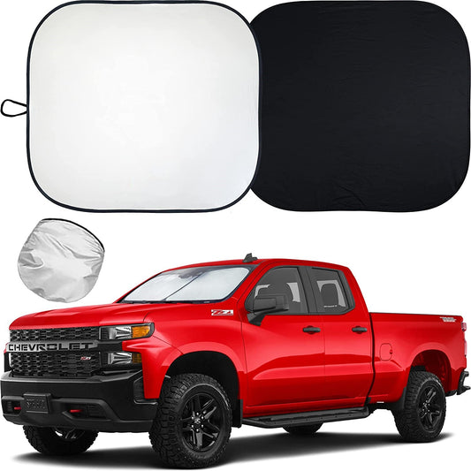 2pcs for Chevrolet Accessories Car Windshield Sun Shade UV Block Cover Visor