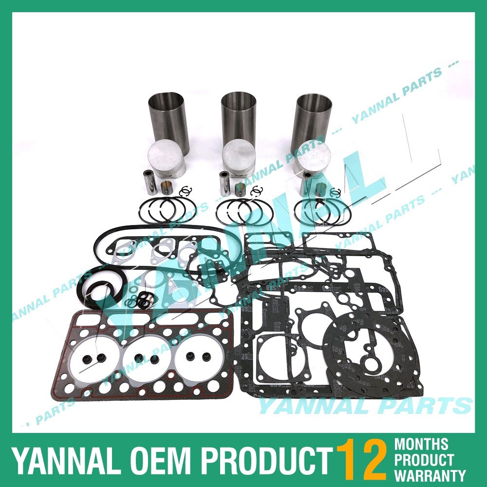 D1402-IDI Overhaul and Reconstruction Kit with Complete Gaskets for Kubota Diesel Engines
