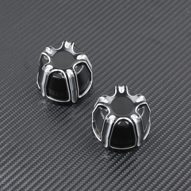 Motorcycle 29MM Front Axle Nut Cover Cap Fit for Harley Softail Dyna Touring