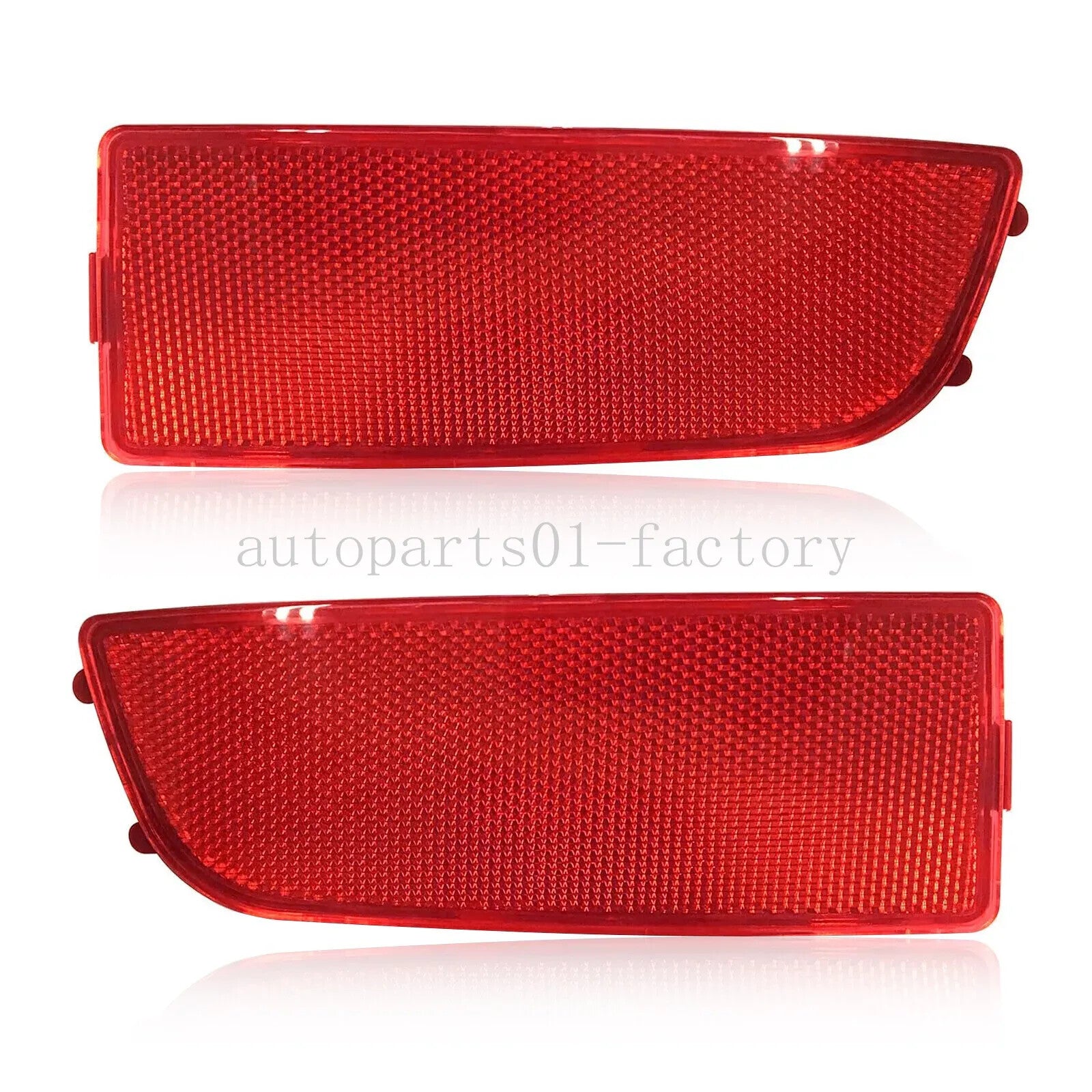 1Pair Rear Left Right Red Lens Bumper Reflector for Mercedes Benz Sprinter for VW