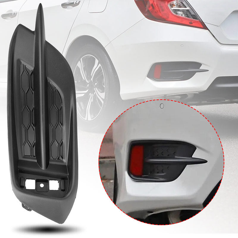 Rear Bumper Reflector Fog Light Bezel Cover Left Side Fit for HONDA for CIVIC 2016-2021