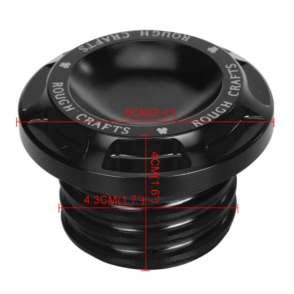 Fuel Gas Cap Oil Tank Cover FITS for Harley Sportster 883 1200 XL883 XL1200 48 72