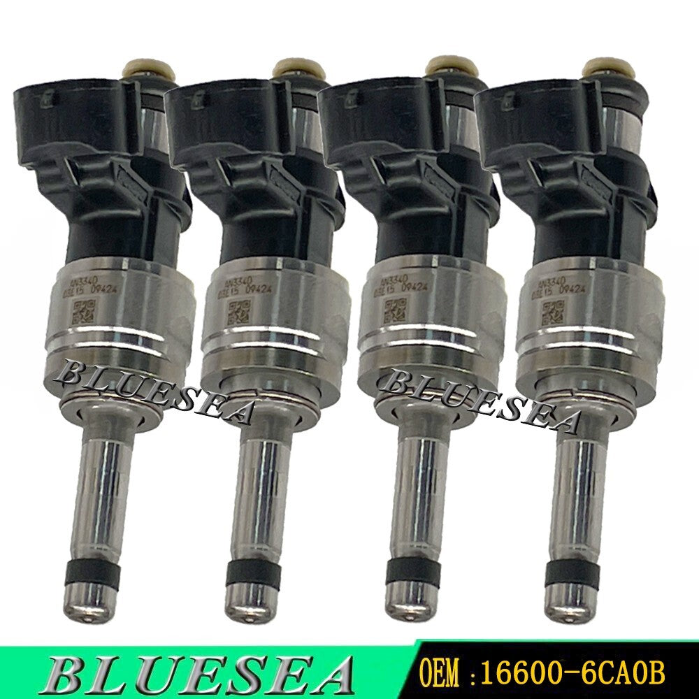 4PCS FJ1601 Fuel Injector 16600-6CA0B For 19-2022 for Nissan Altima Rogue 2.5L