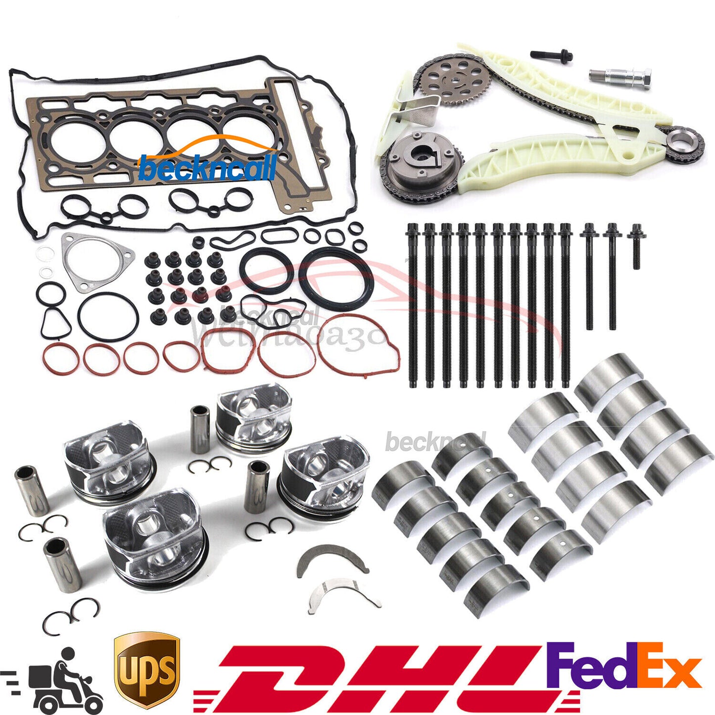 N14B16 Engine Overhaul Rebuild kit Timing Kit VVT Gear for Mini Cooper S 1.6T