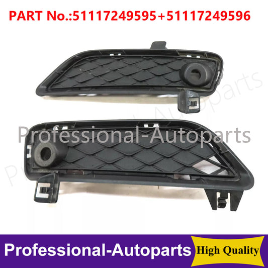 Front bumper fog light grille covers fit 2011-2014 for BMW X3 F25.
