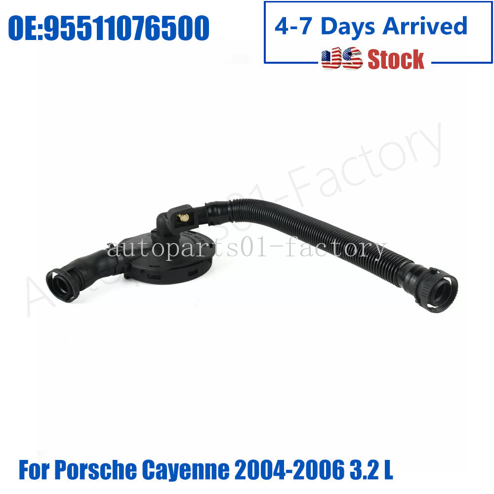 1PCS Crankcase Vent Valve Pipe Kick Cover for Porsche for Cayenne 2004-2006 3.2 L