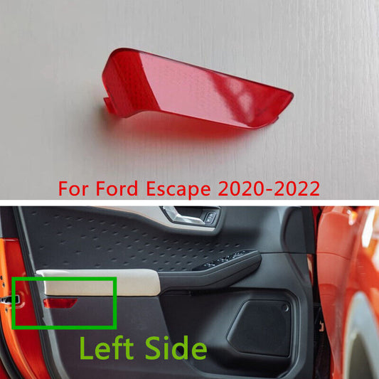 Red Front Left Door Panel Reflector Light Lens Cover for Ford Escape 2020-2022
