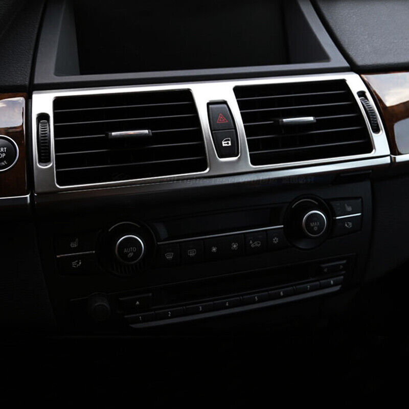 Interior center air vent socket frame cover trim suitable for BMW X5, X6, E70, E71 (2009-2013)