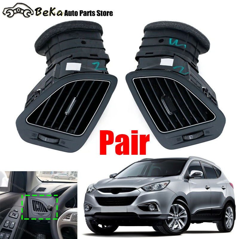 pair of air conditioning sockets for the front dashboard of the for Hyundai iX35 2010-2016.