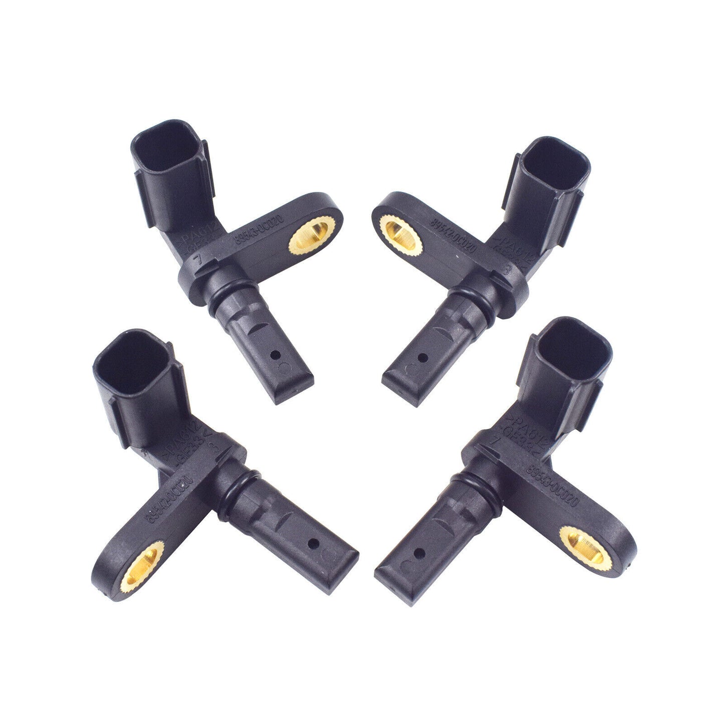 for Toyota Sequoia Tundra 89542-0C020 4Pcs ABS Wheel Speed Sensor Front Rear