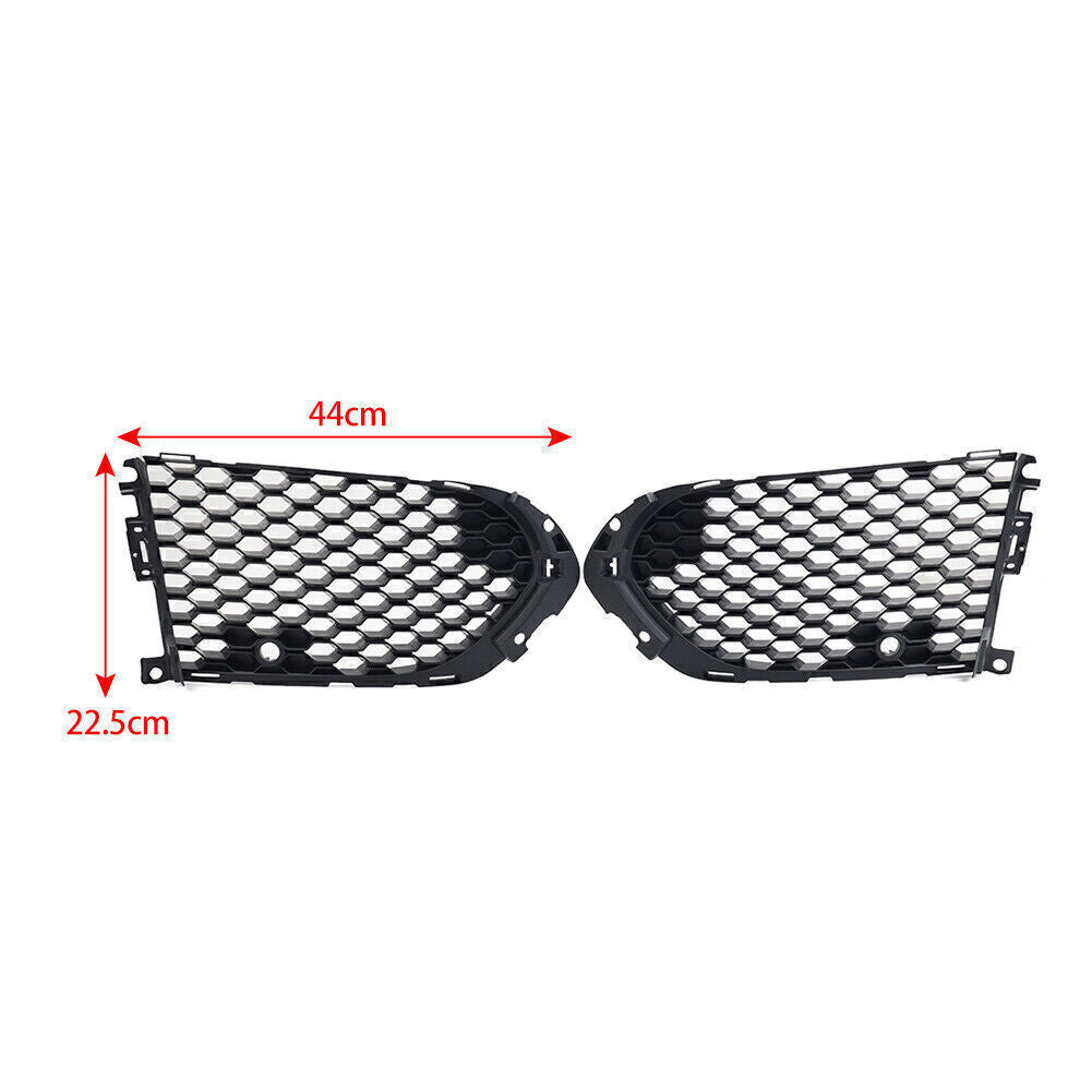 Opened Mesh Front Bumper Fog Light Lamp Grill Grille With PDC for Jaguar F-Pace