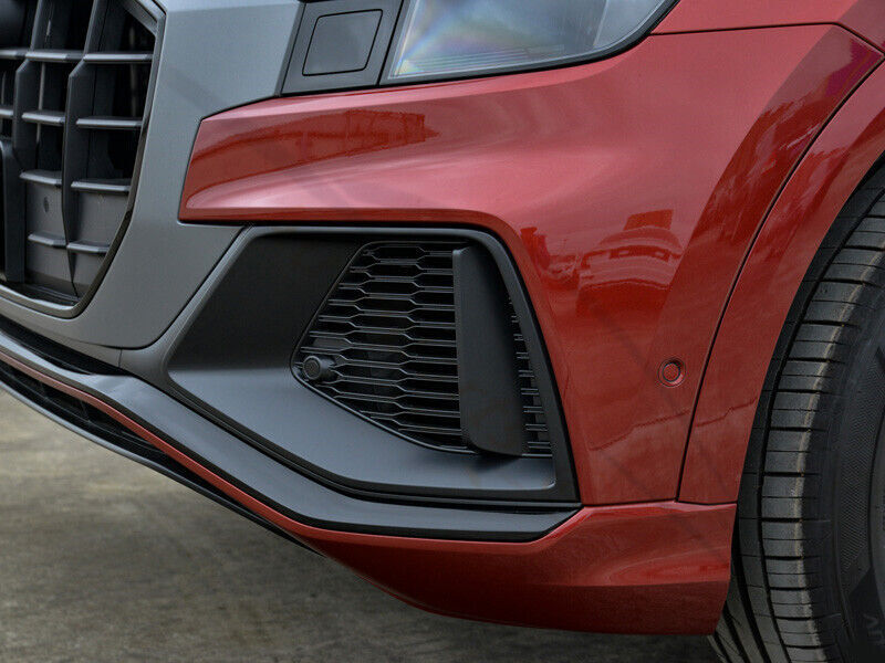 for Audi Q8 2019-23 Replace Left+Right Front Bumper Fog Lamp Grille Cover Black