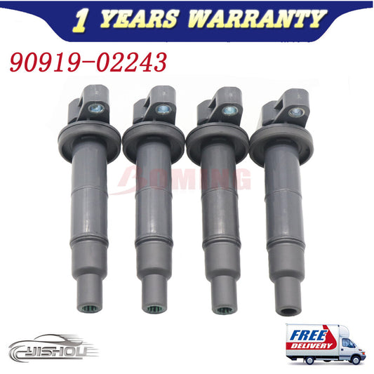4x Ignition Coils for Toyota for Camry for Lexus for Scion Rav4 Highlander Solara 9091902243