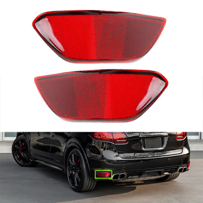 Rear Left Bumper Reflector Tail Lamp 1 Pair for Porsche for Cayenne 2011-2014