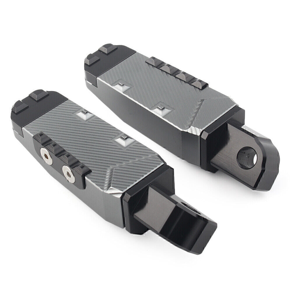 Rear Footrests Foot Pegs Pedal Fit for Suzuki GSXR600/750 /1300 Hayabusa Titanium