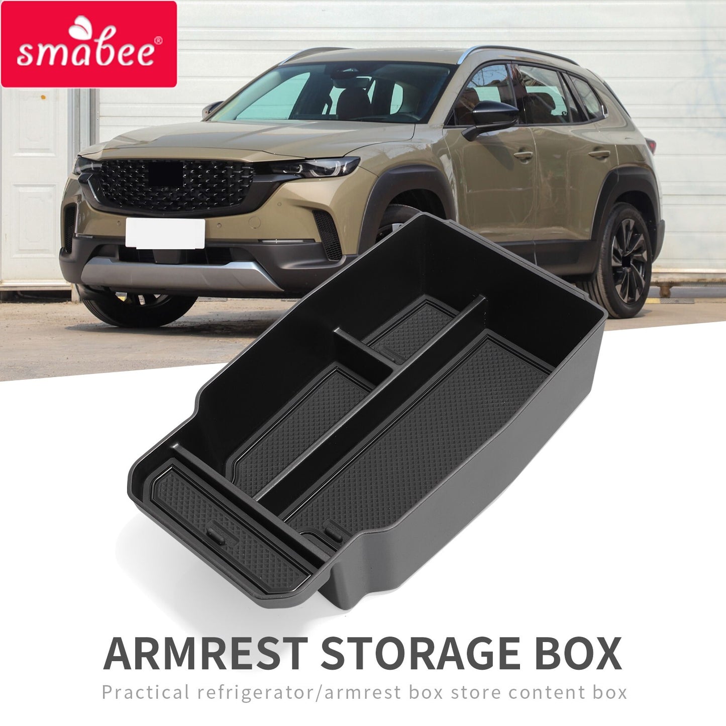 Car Armrest Storage Box for Mazda CX-50 Center Console Tray Stowing Tidying