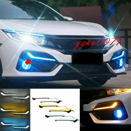 for Honda for Civic Hatchback 2020-2021 LED Daytime Driving Lights/Turn Signal Light