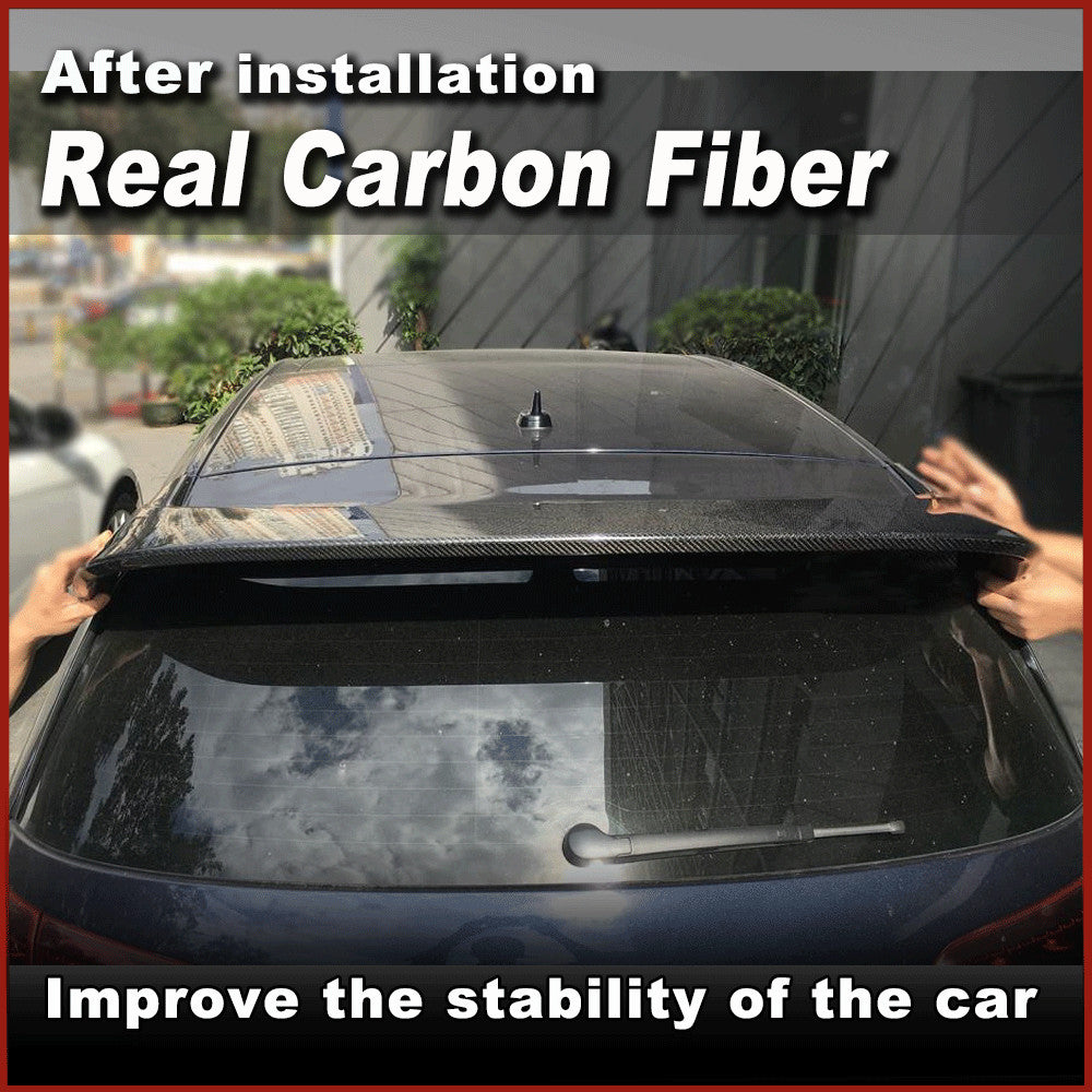 Fit for VW for Golf 7 7.5 MK7 MK7.5 GTI R REAL Carbon Rear Roof Spoiler Wing Lip