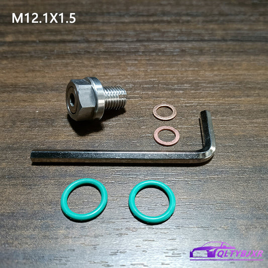 Oil Drain Plug M12.1X1.5 Self Tapping Oil Pan Thread Repair Kit with O-Ring