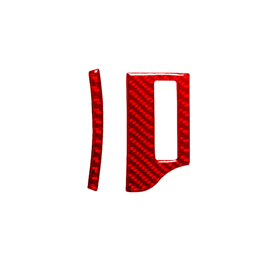 Red Carbon Fiber Right Speedometer Cover Trim For Silverado/Tahoe/ for Sierra 2007-14