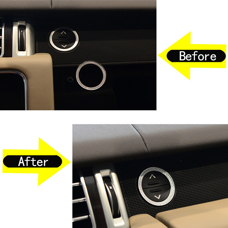 Applicable for Land Rover for Range Rover Evoque 2012-2018 Ignition Switch Trim Ring ABS
