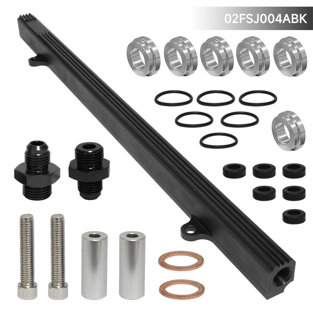 High Flow Top Feed Fuel Injector Rail Kit for Nissan Skyline R32 R33 RB25DET BK