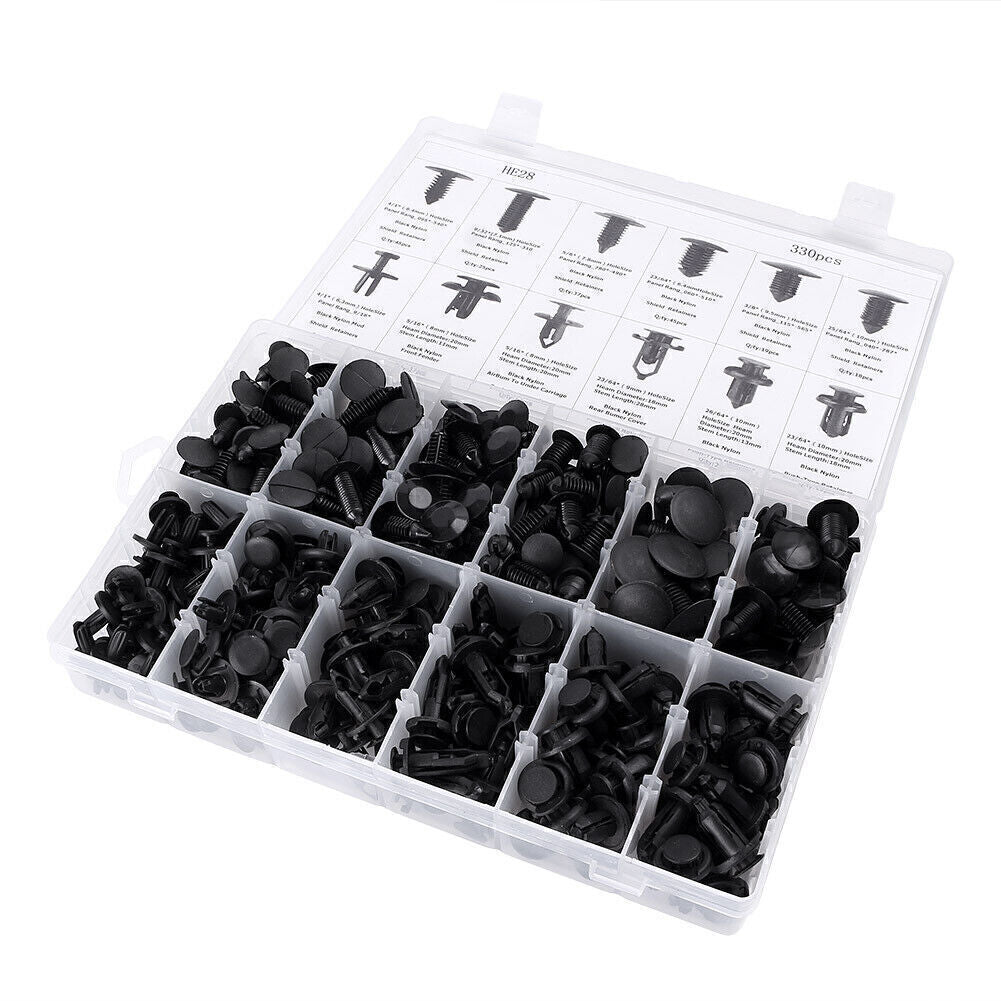 12 Gr??e 330 St¨¹ck Auto Push Pin Nieten Zierleiste Clip Panel Karosserie Halter