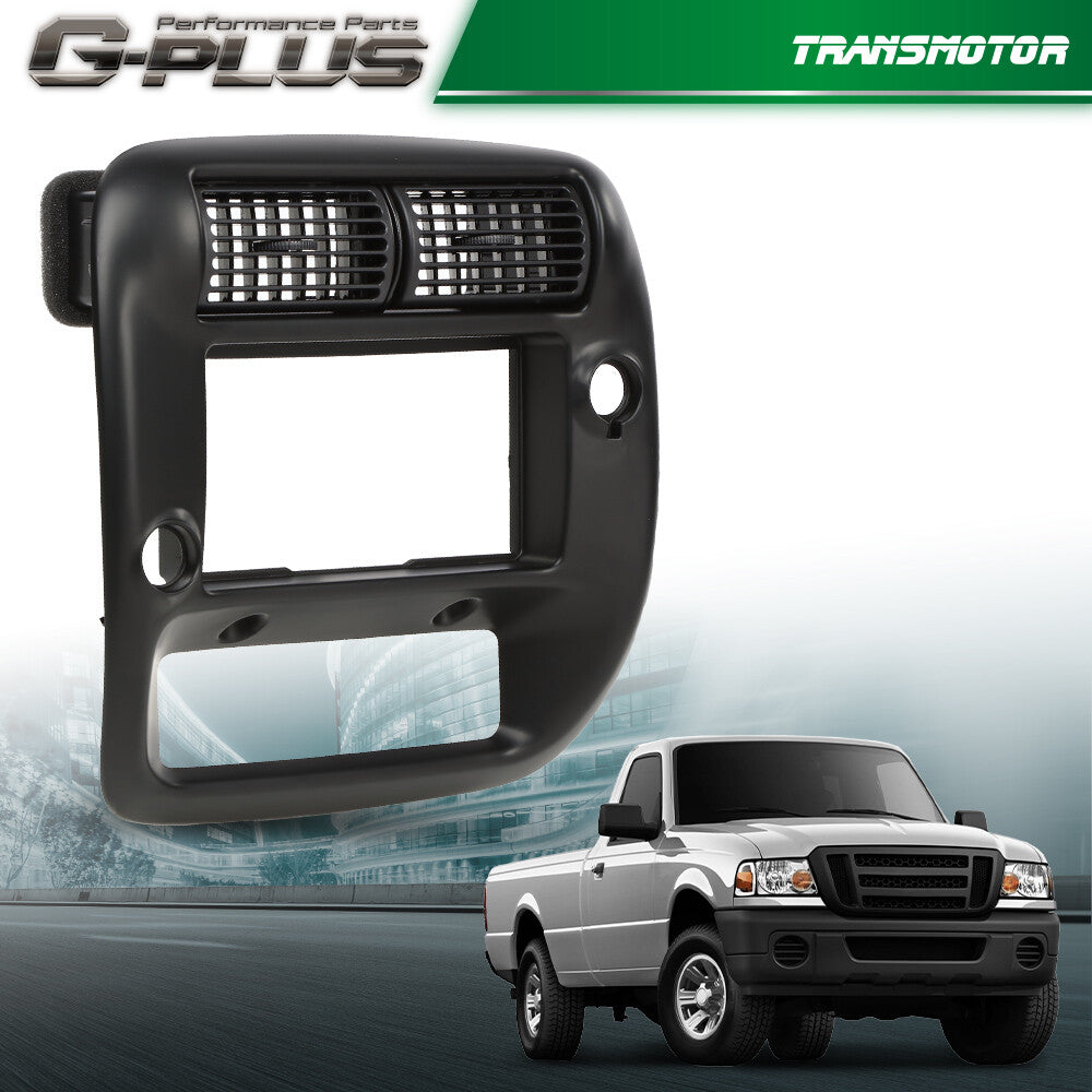 Fit For Explorer Ranger Center Dashboard Radio Panel AC Heater Vent Trim Black