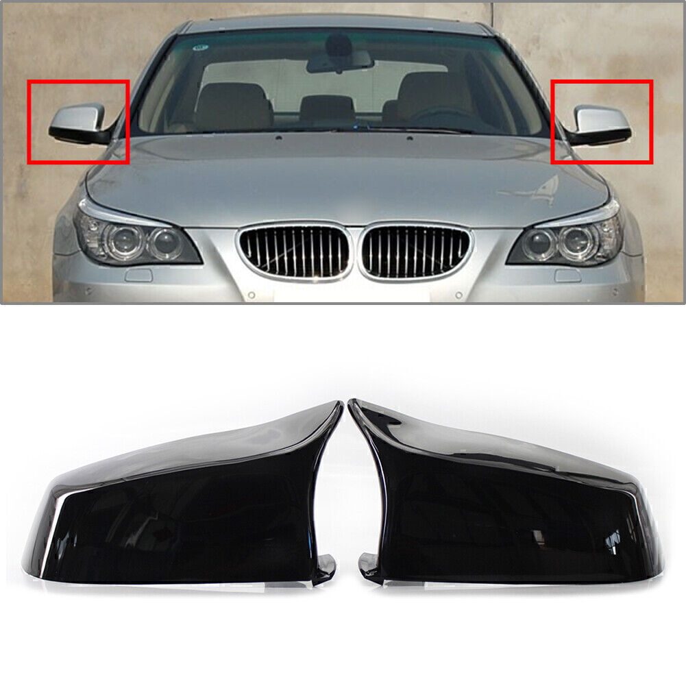 Set Rear View Mirror Cover Trim for BMW 5 Series F10 E60 F01 F02 E63 51167187432