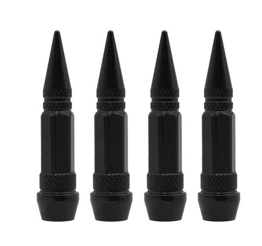 4-piece car tire valve cover rod air dust cover dustproof white crown for Mercedes-Benz