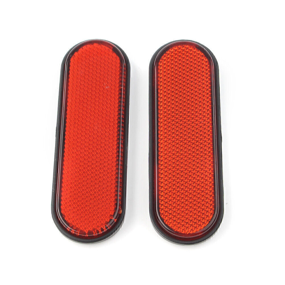 2x Red Motor Front Fork Leg Reflector Cover For Victory Judge Hammer-S Hard-Ball