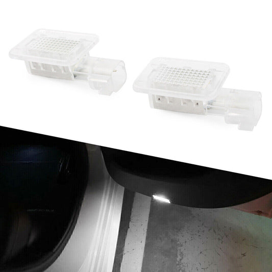 2x LED Boot Under Door Courtesy White Light Bulb Fit for Volvo C30 V70 XC70 XC90