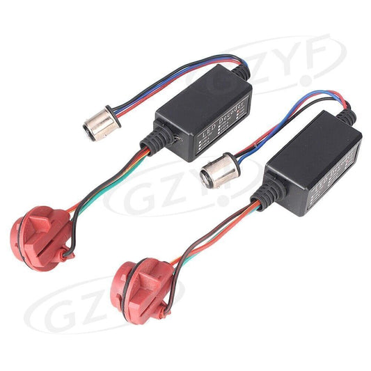 2x Warning CANBUS 1157 LED Decoder Light Bulb Error Load Resistor Socket gk