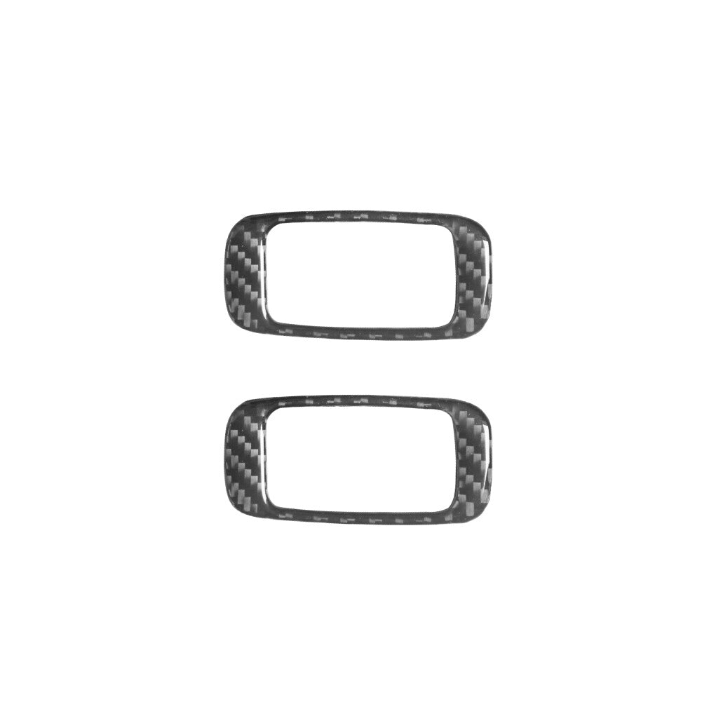 Rear Window Switch Button Trim Cover Carbon Fiber for Toyota Tacoma 2012-2015