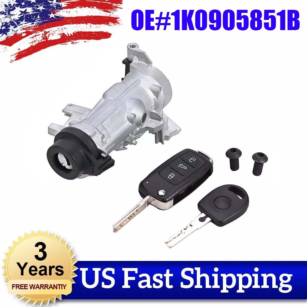 Upgraded Ignition Switch Lock Remote Control Key 1K0905851B for VW for TIGUAN EOS