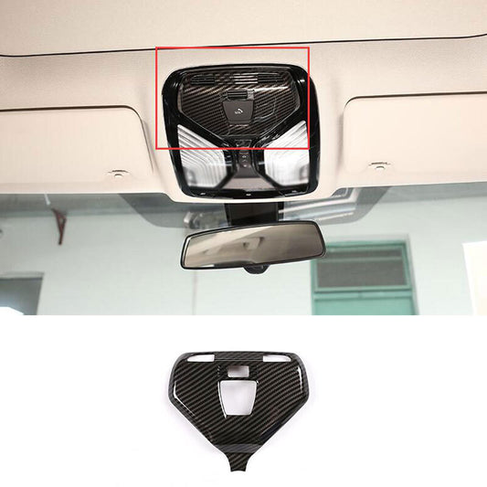 for BMW 5 Series 2018-2022 ABS Carbon Fiber Inner Front Reading Light Cover Trim