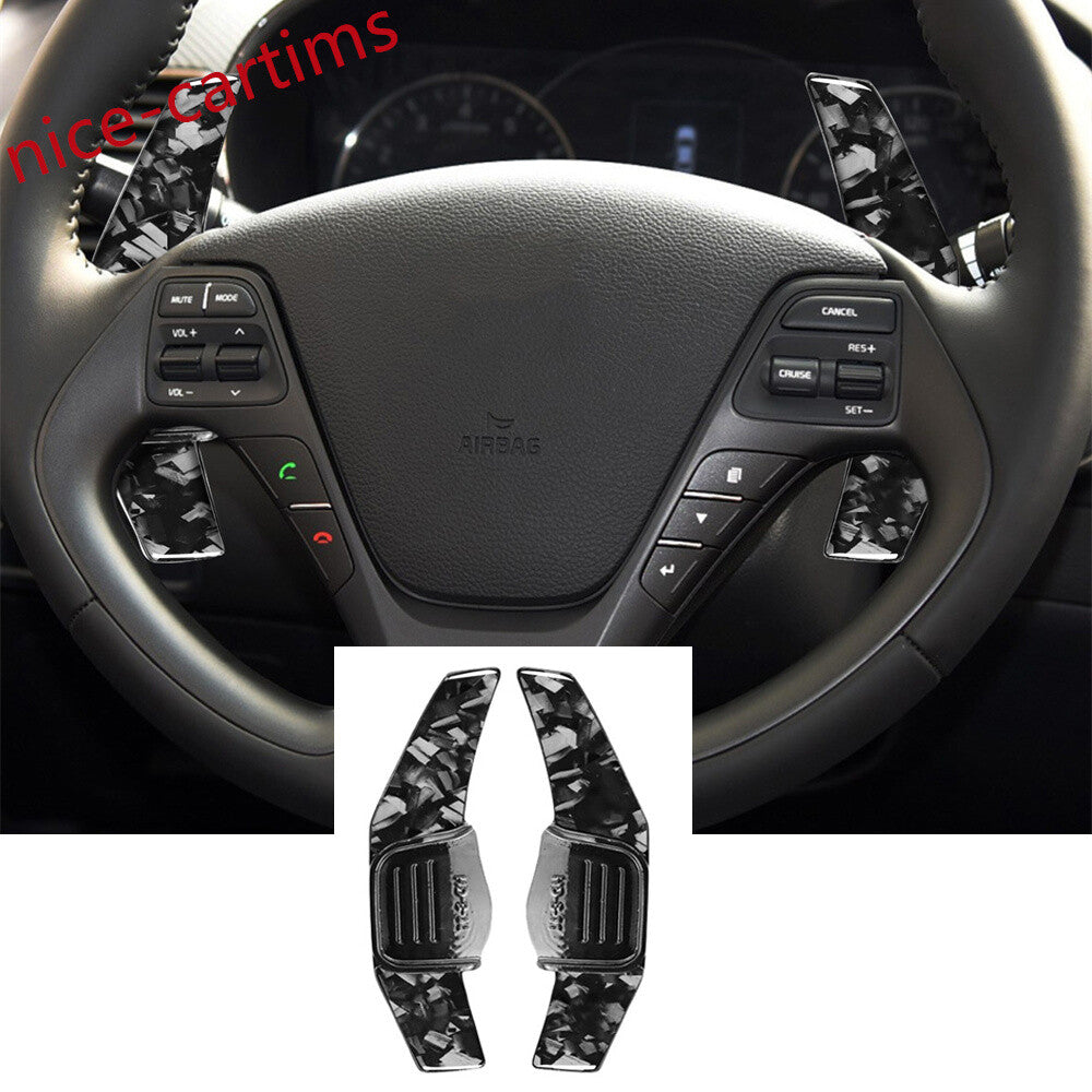 Steering Wheel Shift Paddle Shifter for Kia K3 13-18 K3S 14-16 ABS/Forged Carbon