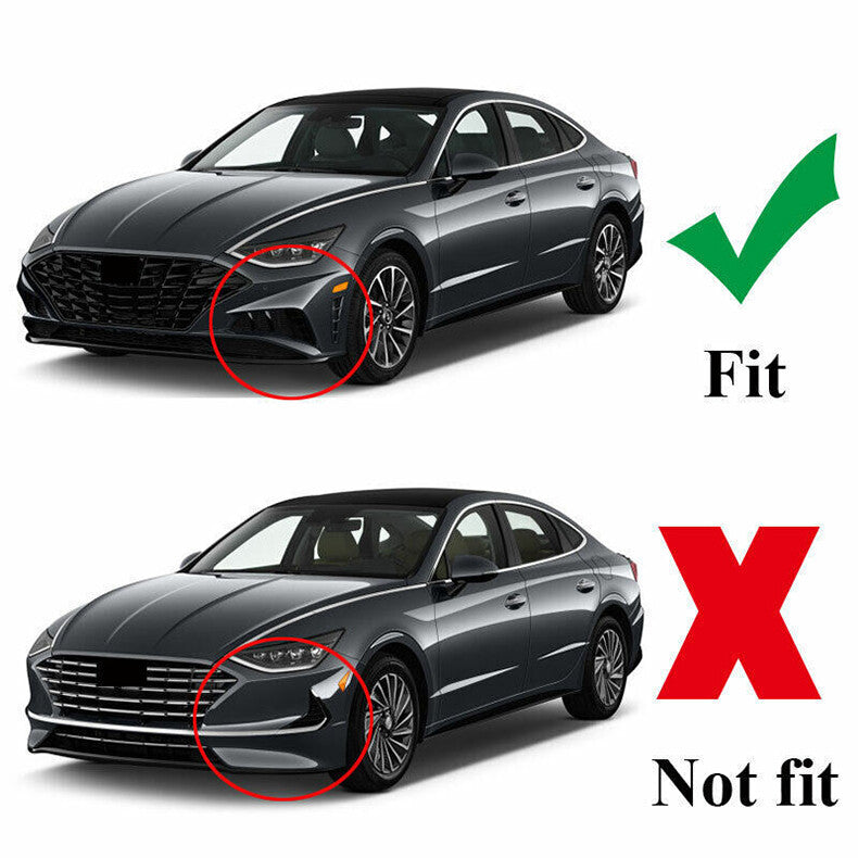 for Hyundai Sonata 2020-2023 Red Black Front Bumper Lip Chin Splitter Spoiler
