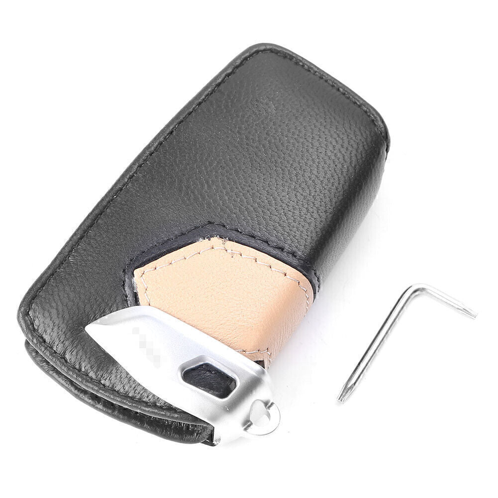 Fit for BMW 3 5 7 Series X3 Sport Line Leather Key Fob Case Bag Cover Holder