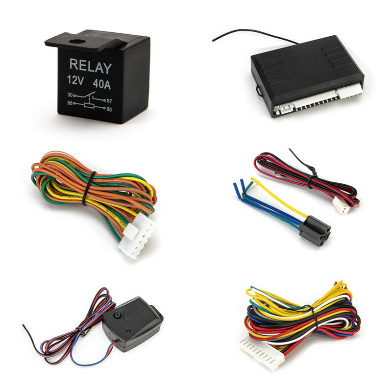 Universal 1-Way Car Alarm Vehicle System Protection Security System Entry Siren