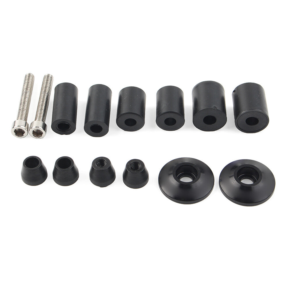 7/8 Handle Bar End Weights Handlebar Grips Cap Plugs Dirt Bike Black Motor
