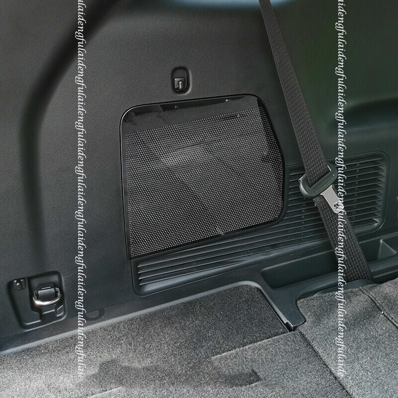 1P for Ford Explorer 2020-22 Stainless Rear Door Trunk Audio Speaker Cover Trim