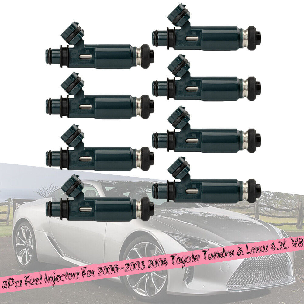 8X Fuel Injectors Nozzle for Toyota Tundra for Lexus GX470 LX470 4.7L V8 23250-50040
