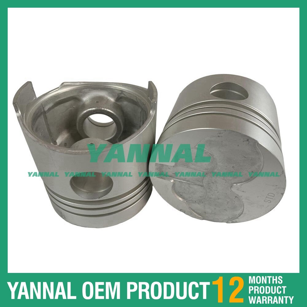 4x SD25 Piston Kit STD for Nissan Diesel Engine Parts